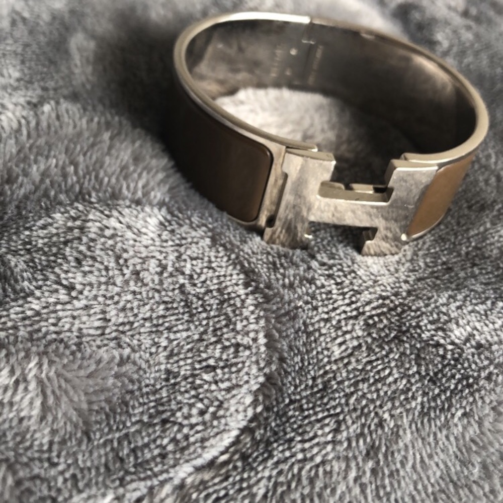 Hermes Clic H enamel bracelet